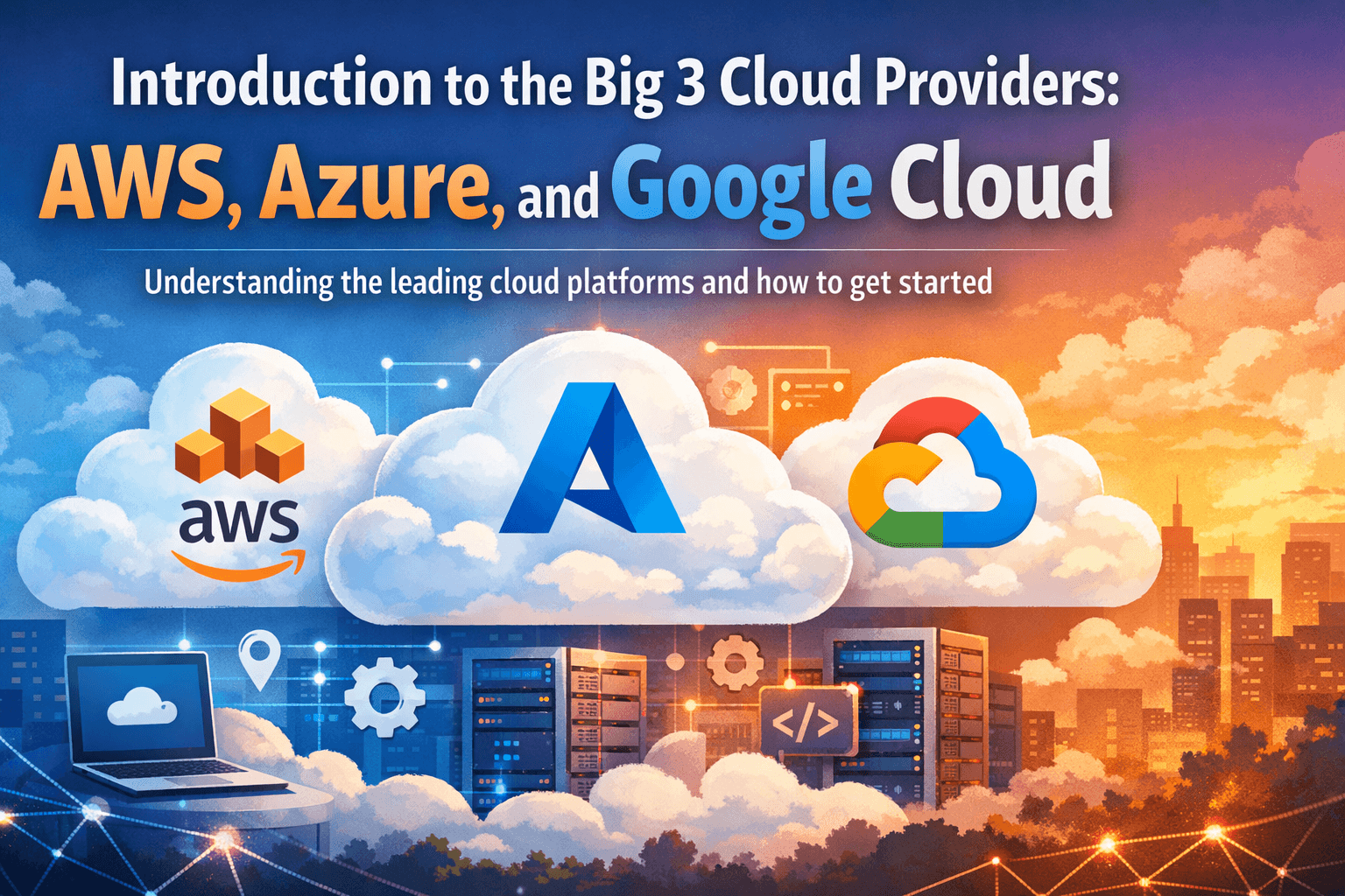 Introduction to the Big 3 Cloud Providers: AWS, Azure, and Google Cloud